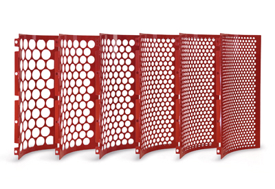 OPTION : Screens 13mm to 250mm