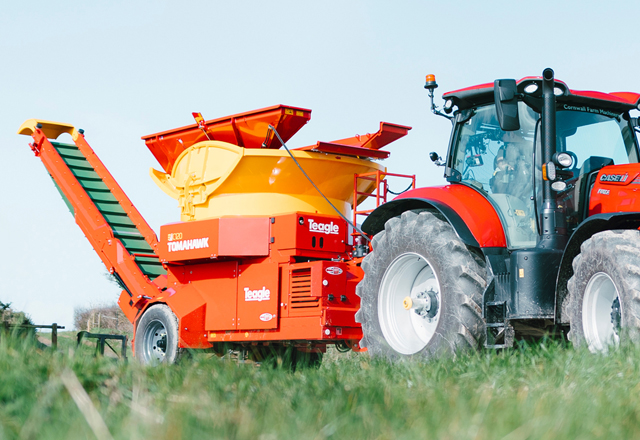 C120 with grain milling hopper